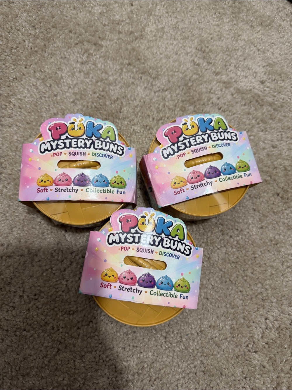 Kids Toy - Yellow Bun, Pink Packaging